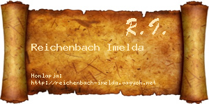 Reichenbach Imelda névjegykártya